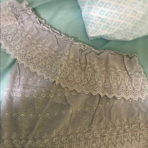 American Eagle One Shoulder Top